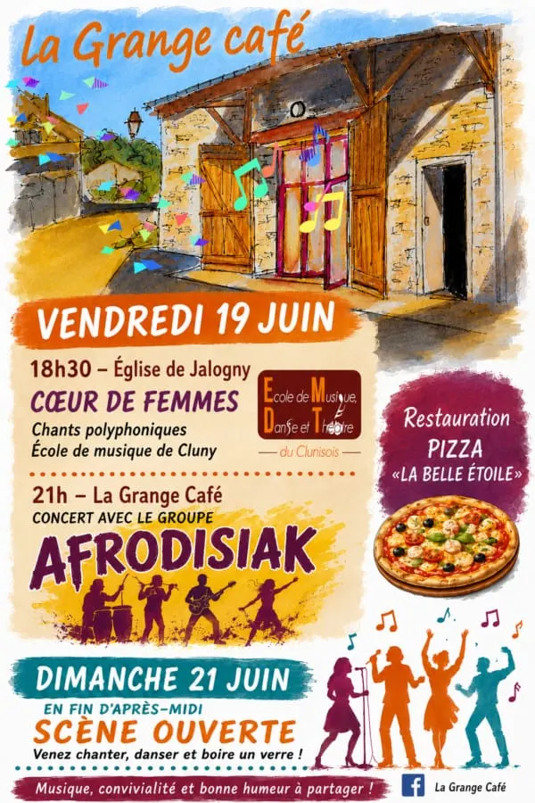 Affiche : La Grange, concert d'Afrodisiak