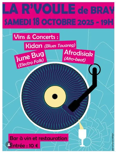 Affiche : La R'voule, concert d'Afrodisiak