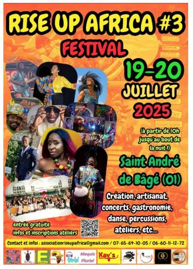 Affiche : Rise Up Africa, concert d'Afrodisiak